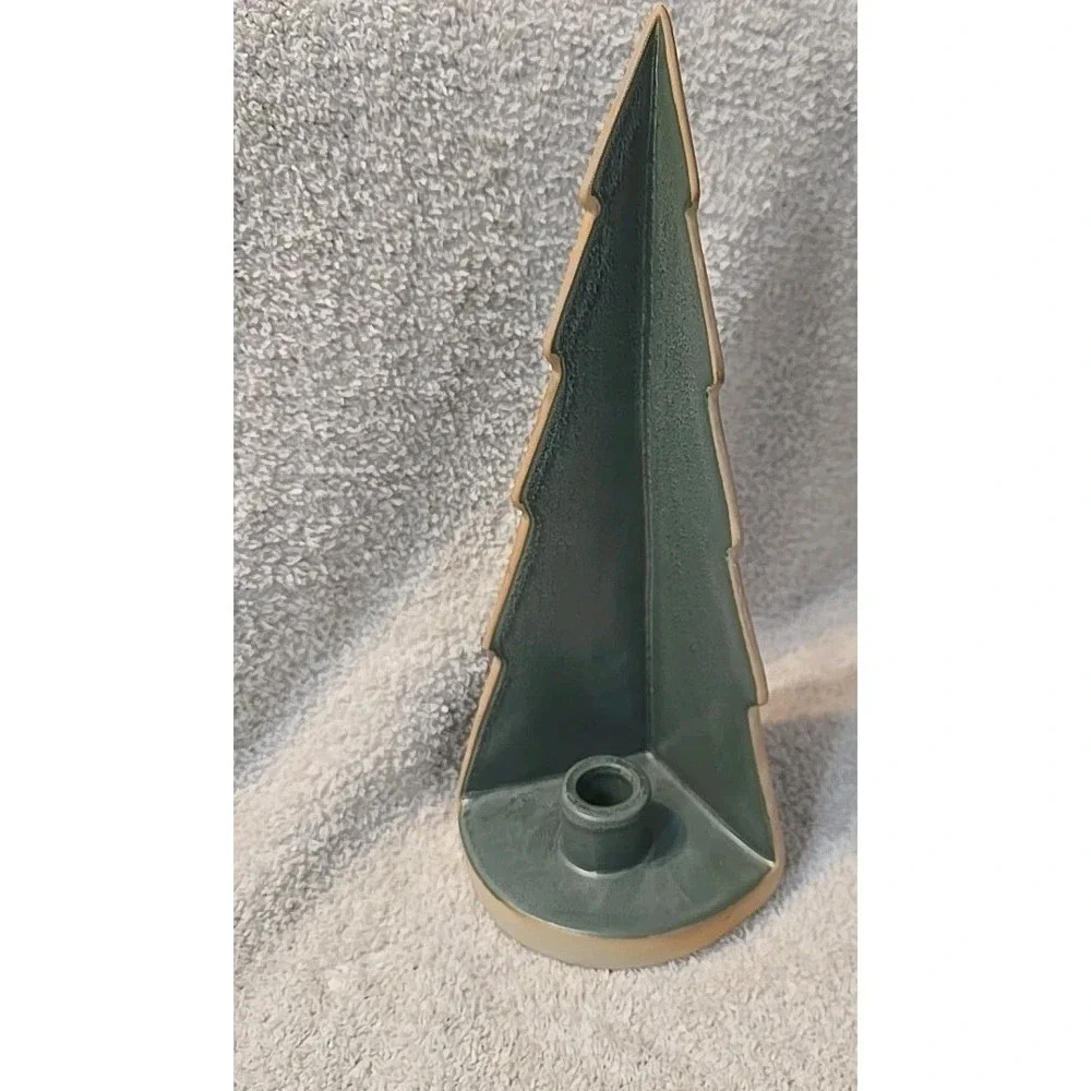Stoneware Tree Taper Candle Holder 13